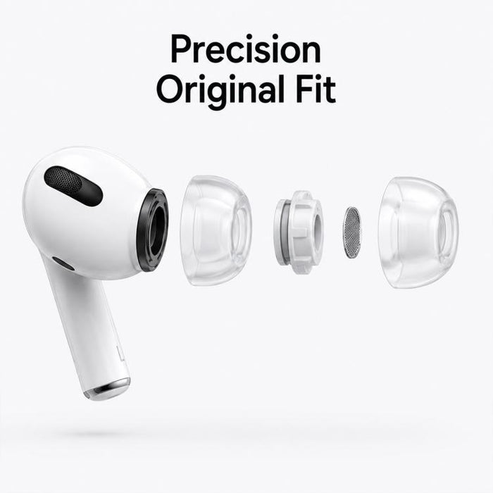 XDcase 4 pares de almohadillas de silicona líquida de repuesto para auriculares, tamaños XS/S/M/L, For AirPods Pro 3, For AirPods Pro 1 / 2