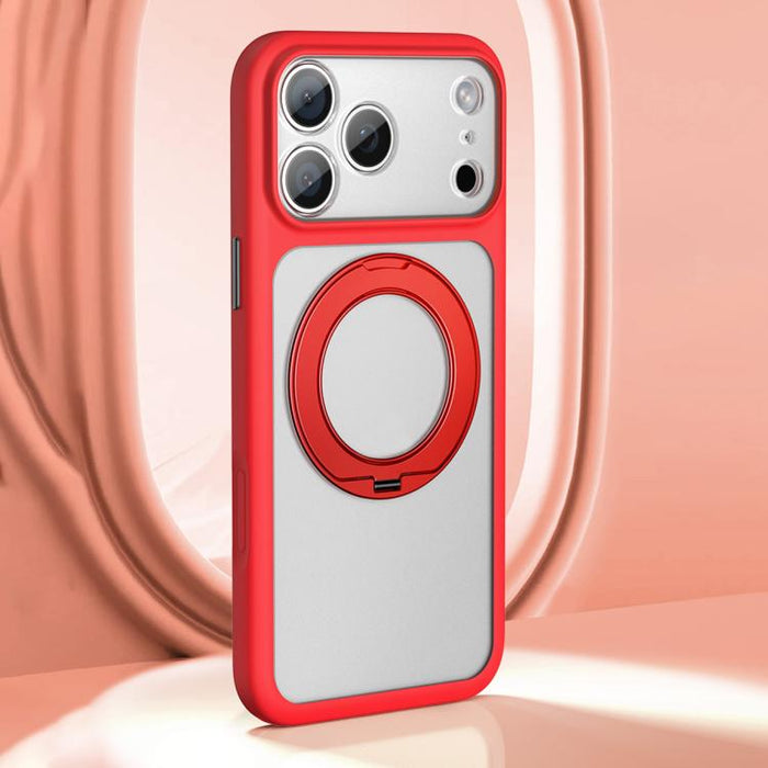 Funda para teléfono con soporte magnético, textura mate y orificio grande, con botón de obturador con IA., For iPhone 17 Pro Max, For iPhone 17 Pro