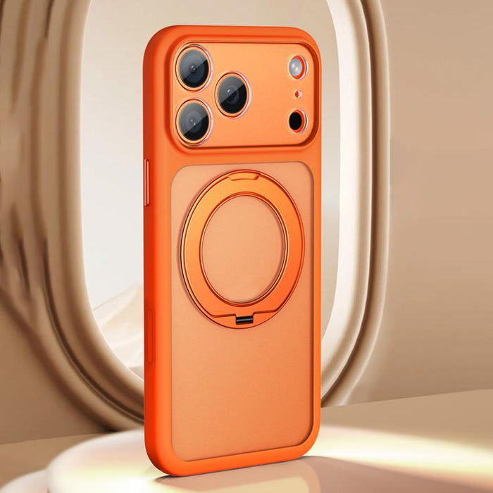 Funda para teléfono con soporte magnético, textura mate y orificio grande, con botón de obturador con IA., For iPhone 17 Pro Max, For iPhone 17 Pro
