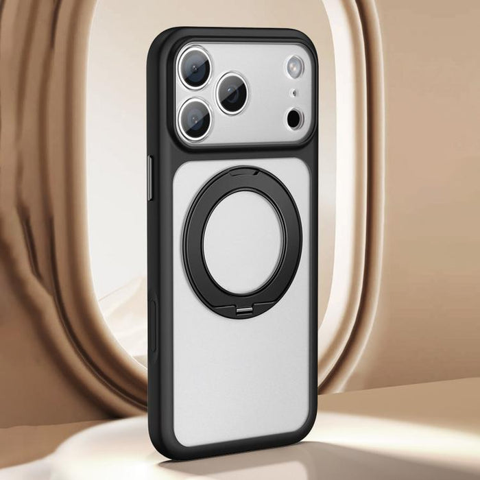 Funda para teléfono con soporte magnético, textura mate y orificio grande, con botón de obturador con IA., For iPhone 17 Pro Max, For iPhone 17 Pro
