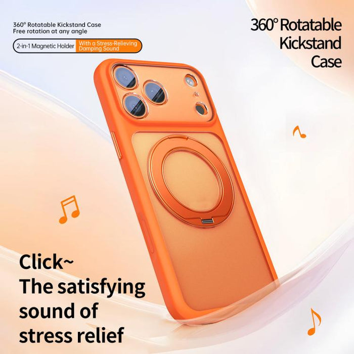 Funda para teléfono con soporte magnético, textura mate y orificio grande, con botón de obturador con IA., For iPhone 17 Pro Max, For iPhone 17 Pro