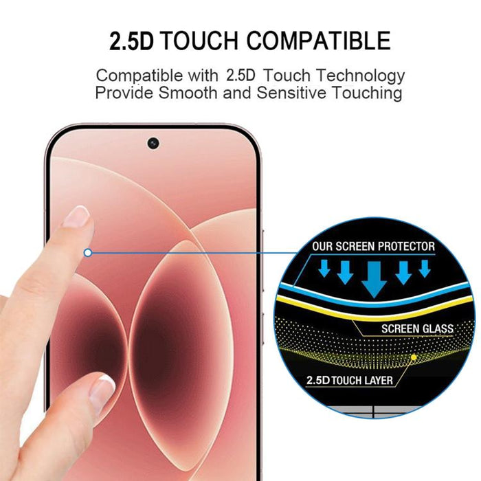 Película protectora de vidrio templado con adhesivo completo, For Xiaomi 17T 5G