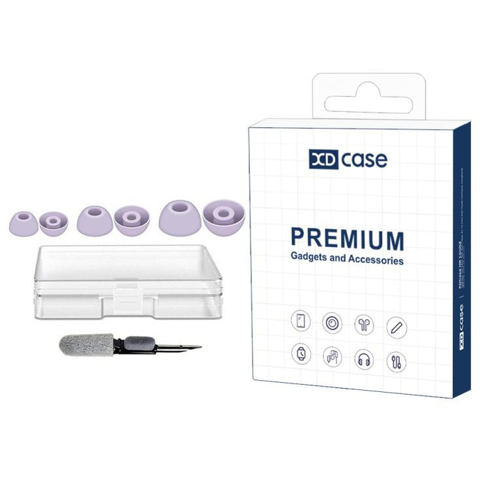 Kit de 3 pares de almohadillas de silicona de repuesto para auriculares XDcase, tamaños S/M/L, For Samsung Galaxy Buds2 Pro / Buds+