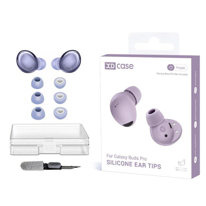 Kit de 3 pares de almohadillas de espuma viscoelástica de repuesto XDcase, tamaños S/M/L, For Samsung Galaxy Buds2 Pro / Buds+