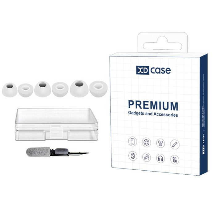 Kit de 3 pares de almohadillas de espuma viscoelástica XDcase, tamaños S/M/L, For Beats Powerbeats Pro 2 / Fit / Studio Buds