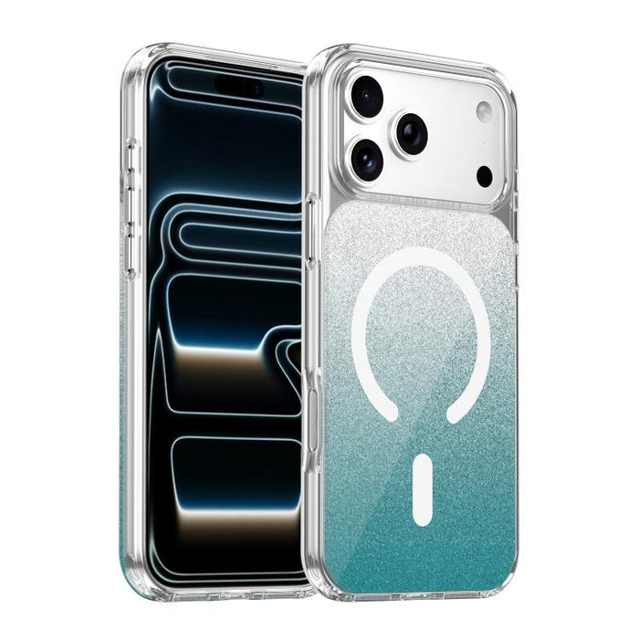 Funda magnética para teléfono con purpurina de cristal, For iPhone 17 Pro Max, For iPhone 17 Pro