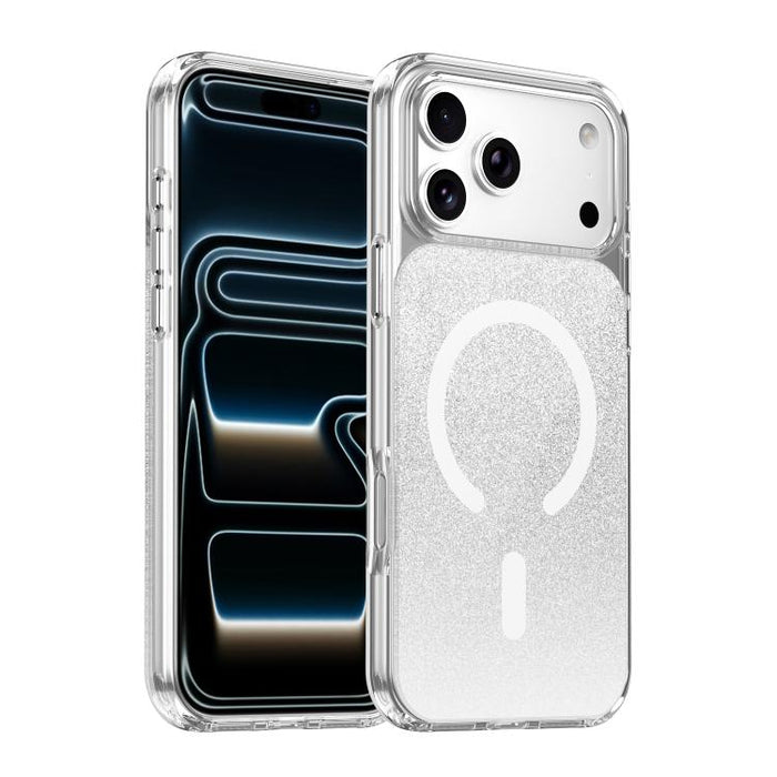 Funda magnética para teléfono con purpurina de cristal, For iPhone 17 Pro Max, For iPhone 17 Pro