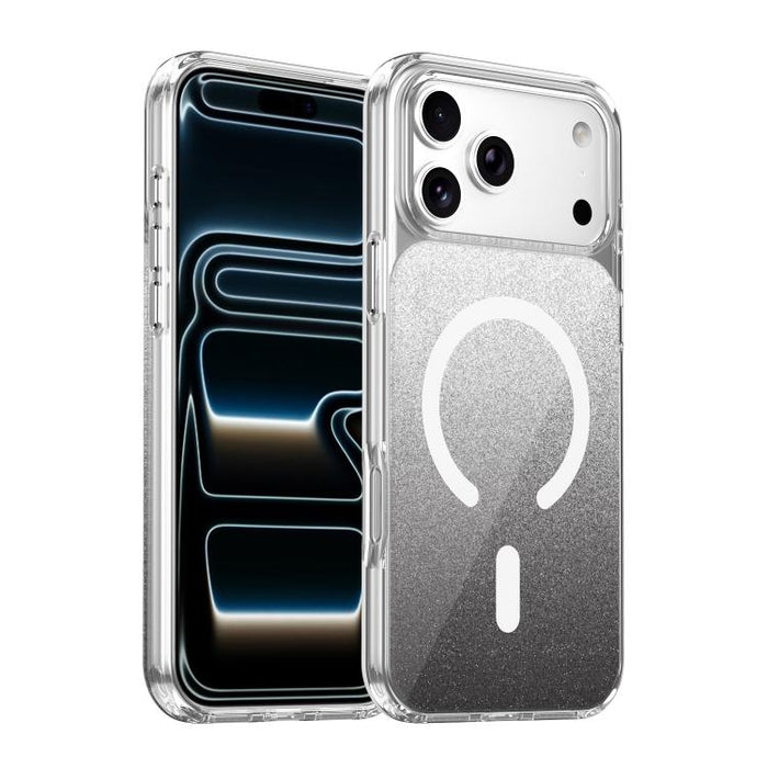 Funda magnética para teléfono con purpurina de cristal, For iPhone 17 Pro Max, For iPhone 17 Pro