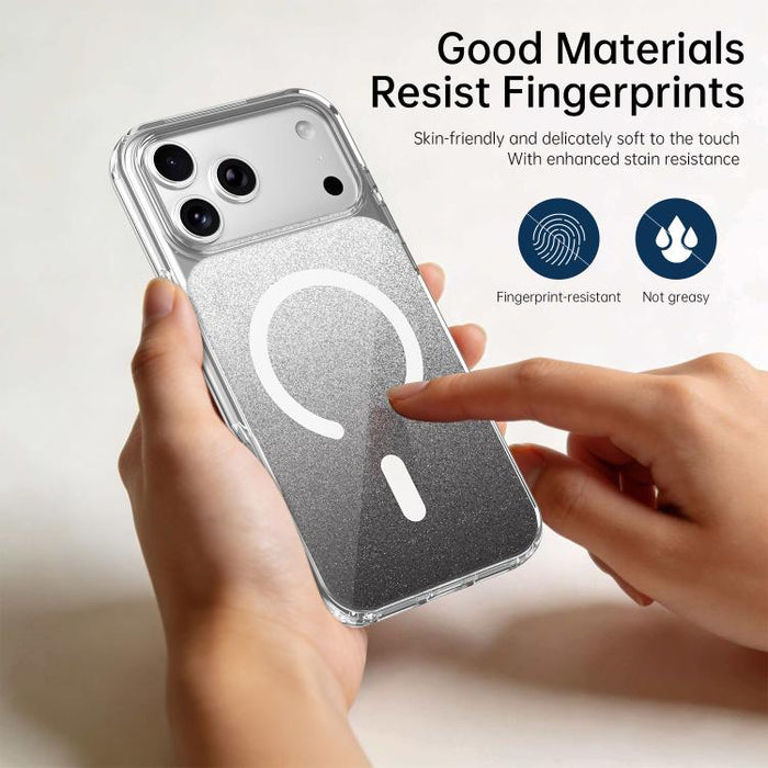 Funda magnética para teléfono con purpurina de cristal, For iPhone 17 Pro Max, For iPhone 17 Pro