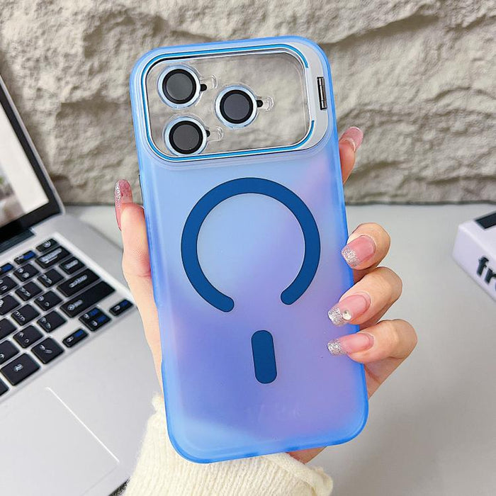 Funda magnética para teléfono Vitality Eagle Eye Lens con soporte, For iPhone 17 Pro Max, For iPhone 17 Pro