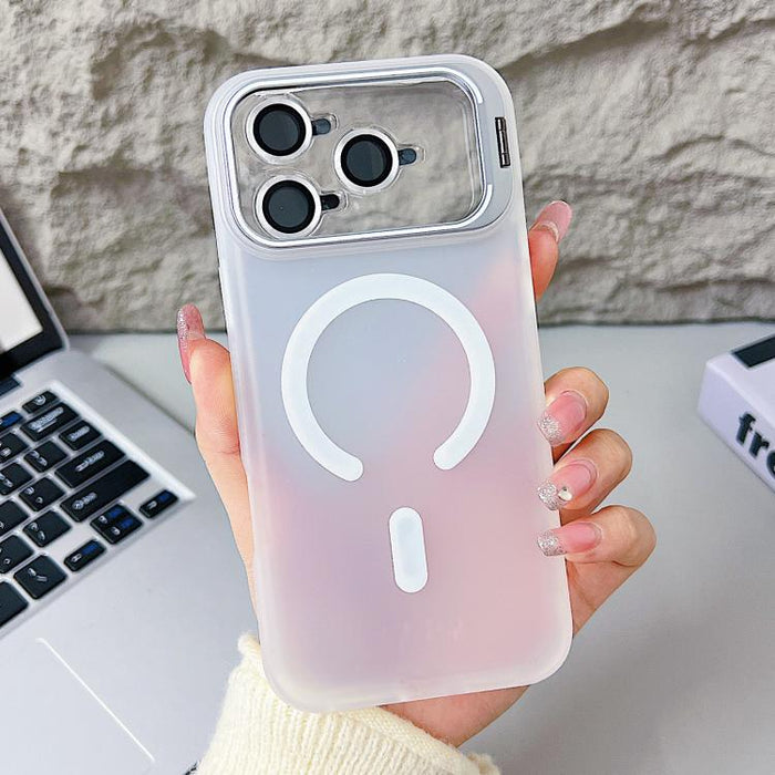 Funda magnética para teléfono Vitality Eagle Eye Lens con soporte, For iPhone 17 Pro Max, For iPhone 17 Pro