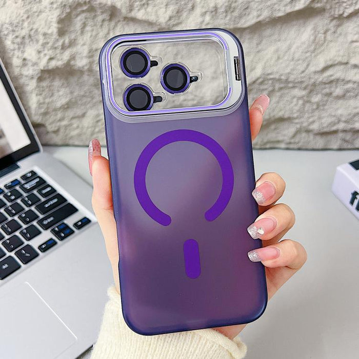Funda magnética para teléfono Vitality Eagle Eye Lens con soporte, For iPhone 17 Pro Max, For iPhone 17 Pro