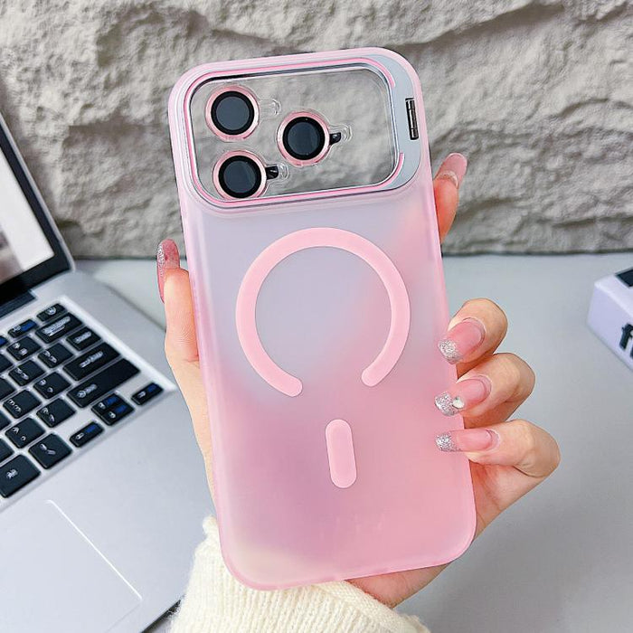 Funda magnética para teléfono Vitality Eagle Eye Lens con soporte, For iPhone 17 Pro Max, For iPhone 17 Pro