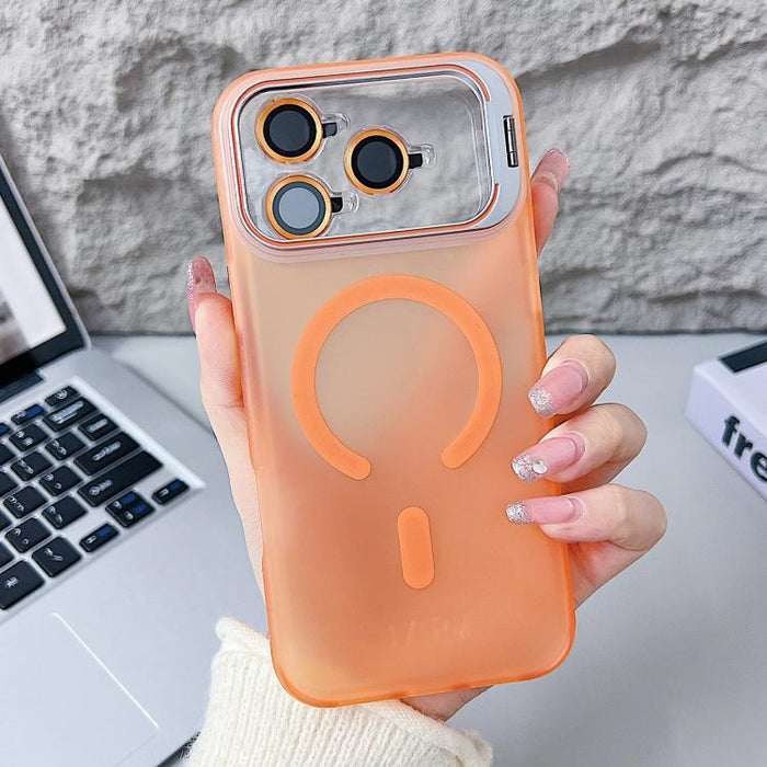 Funda magnética para teléfono Vitality Eagle Eye Lens con soporte, For iPhone 17 Pro Max, For iPhone 17 Pro