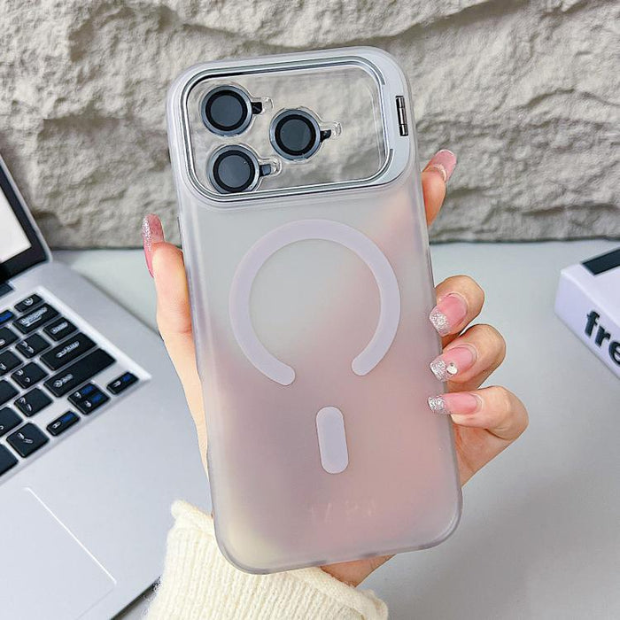 Funda magnética para teléfono Vitality Eagle Eye Lens con soporte, For iPhone 17 Pro Max, For iPhone 17 Pro
