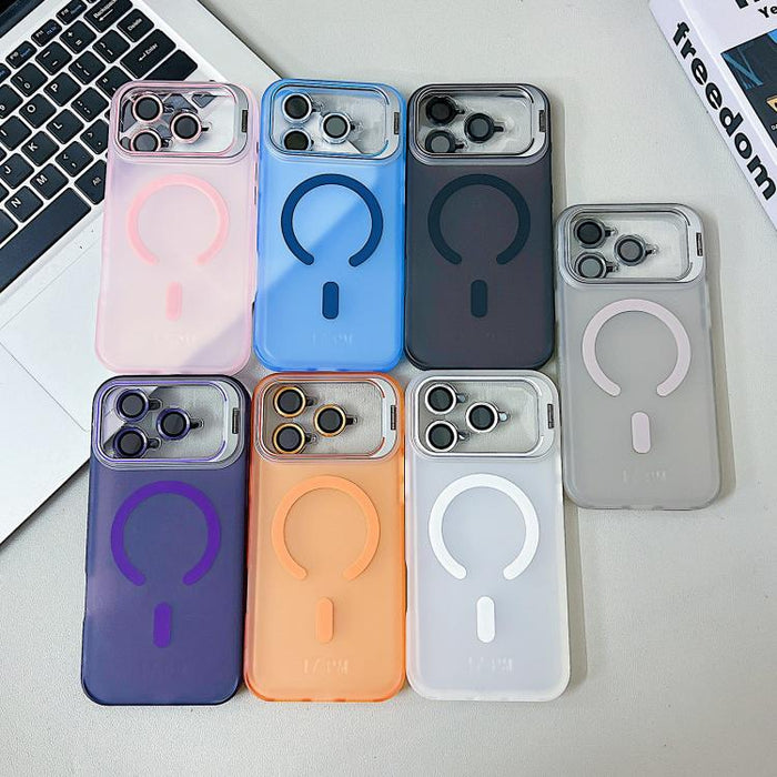 Funda magnética para teléfono Vitality Eagle Eye Lens con soporte, For iPhone 17 Pro Max, For iPhone 17 Pro