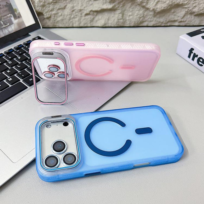 Funda magnética para teléfono Vitality Eagle Eye Lens con soporte, For iPhone 17 Pro Max, For iPhone 17 Pro