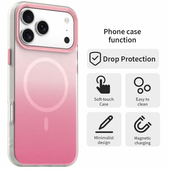 Funda magnética híbrida 3 en 1 para teléfono de la serie Candy Gradient, For iPhone 13 Pro Max, For iPhone 13 Pro, For iPhone 13