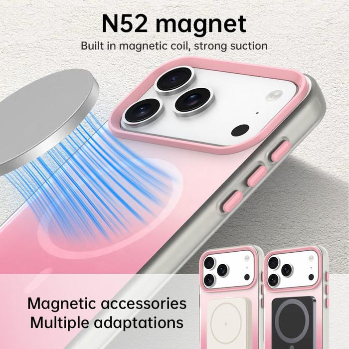 Funda magnética híbrida 3 en 1 para teléfono de la serie Candy Gradient, For iPhone 13 Pro Max, For iPhone 13 Pro, For iPhone 13