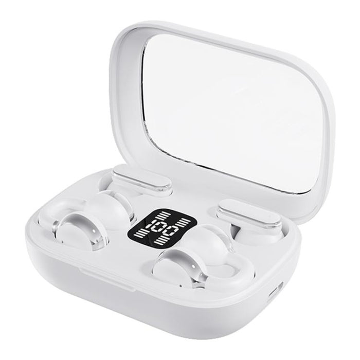 Auriculares inalámbricos Bluetooth J-Q10 2 en 1 con clip y diseño intrauditivo, cancelación de ruido ENC.