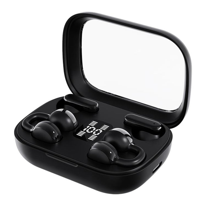 Auriculares inalámbricos Bluetooth J-Q10 2 en 1 con clip y diseño intrauditivo, cancelación de ruido ENC.