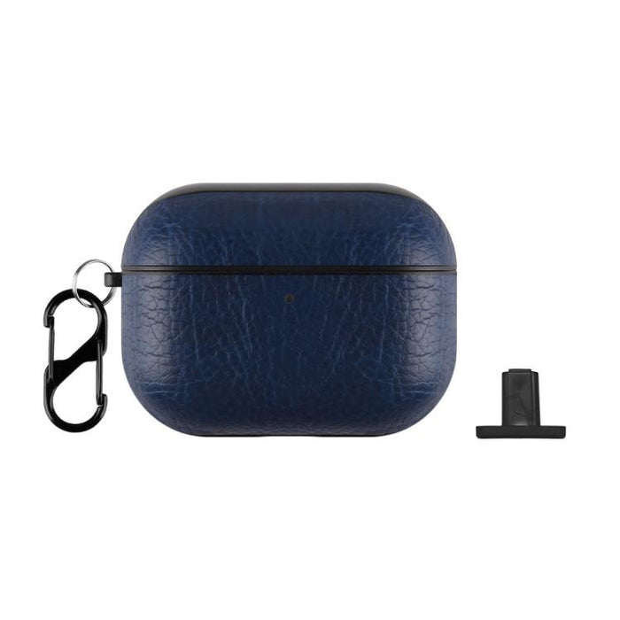 Estuche para auriculares de dos piezas de piel sintética con gancho y dedal., For AirPods Pro 3, For AirPods 4, For AirPods Pro 2