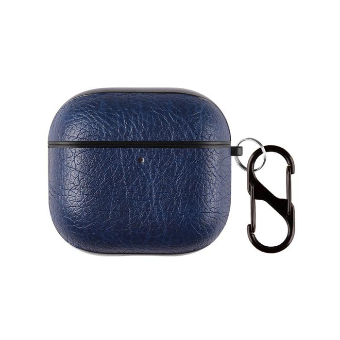 Estuche para auriculares de dos piezas de piel sintética con gancho y dedal., For AirPods Pro 3, For AirPods 4, For AirPods Pro 2