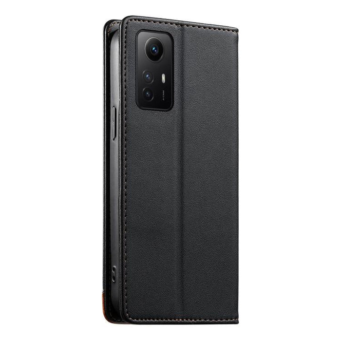 Funda para teléfono Dierfeng Splicing de cuero vegano con imán RFID resistente, For Redmi Note 12S / Note 11S 4G, For Redmi Note 12 4G Global, For Redmi 12C / 11A / Poco C55, For Redmi Note 12 Pro+ Global, For Redmi Note 12 Pro 5G Global / Speed       ...