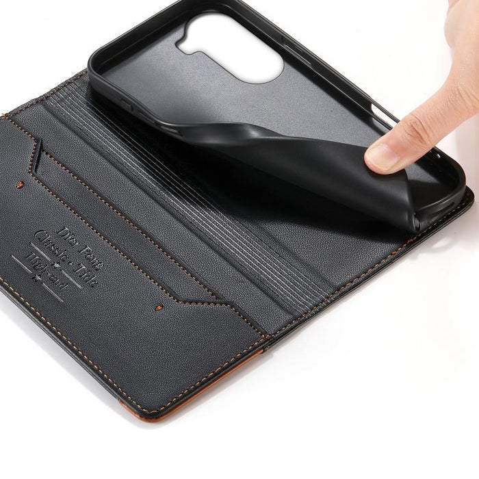 Funda para teléfono Dierfeng Splicing de cuero vegano con imán RFID resistente, For Redmi A7 Pro 4G / 5G 171mm / Poco C85x 5G, For Redmi 15a 5G, For Redmi Turbo 5 Max 5G / Poco X8 Pro Max 5G, For Redmi Note 15 Pro+ 5G Global 163.3mm                    ...