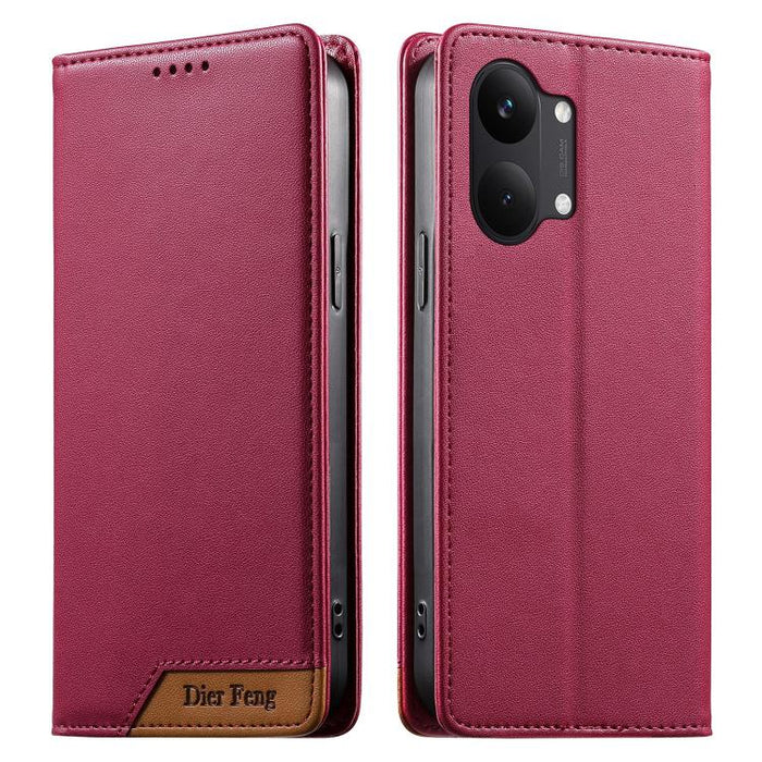 Funda para teléfono Dierfeng Splicing de cuero vegano con imán RFID resistente, For Redmi A7 Pro 4G / 5G 171mm / Poco C85x 5G, For Redmi 15a 5G, For Redmi Turbo 5 Max 5G / Poco X8 Pro Max 5G, For Redmi Note 15 Pro+ 5G Global 163.3mm                    ...
