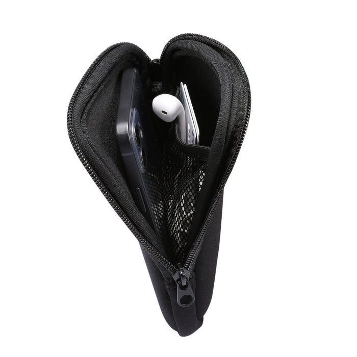 Bolsa de almacenamiento de funda protectora con cremallera de elasticidad universal con cordón para teléfonos inteligentes iPhone 12 mini / 4.7-5.4 pulgadas