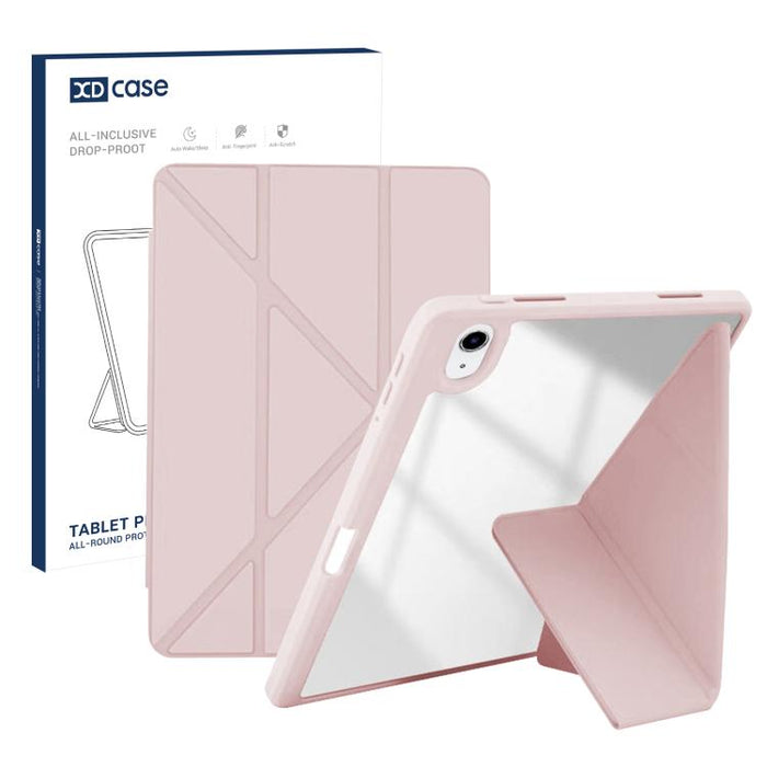Funda de cuero plegable en Y con textura de grano de arroz XDcase para tablet inteligente con ranura para lápiz, For iPad Air 11 inch 2026 / 2025 / 2024, For iPad 2025 / 2022, For iPad Pro 11 inch 2022 / 2021 / 2020