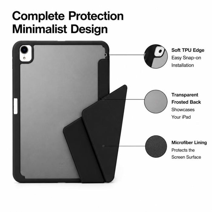 Funda de cuero plegable en Y con textura de grano de arroz XDcase para tablet inteligente con ranura para lápiz, For iPad Air 11 inch 2026 / 2025 / 2024, For iPad 2025 / 2022, For iPad Pro 11 inch 2022 / 2021 / 2020