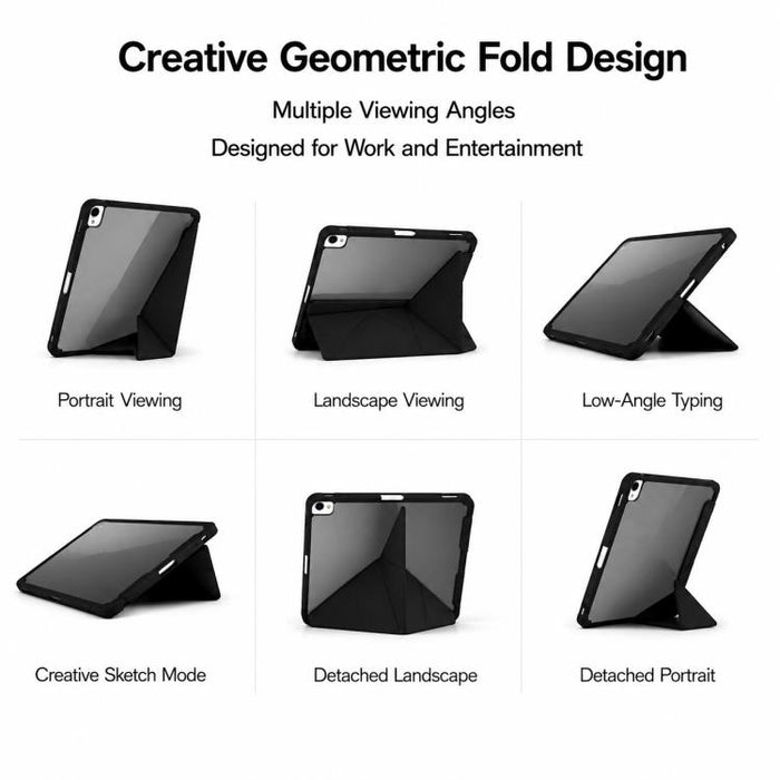 Funda de cuero plegable en Y con textura de grano de arroz XDcase para tablet inteligente con ranura para lápiz, For iPad Air 11 inch 2026 / 2025 / 2024, For iPad 2025 / 2022, For iPad Pro 11 inch 2022 / 2021 / 2020