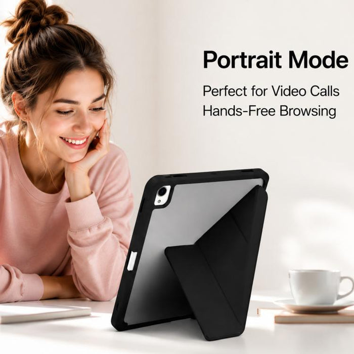 Funda de cuero plegable en Y con textura de grano de arroz XDcase para tablet inteligente con ranura para lápiz, For iPad Air 11 inch 2026 / 2025 / 2024, For iPad 2025 / 2022, For iPad Pro 11 inch 2022 / 2021 / 2020