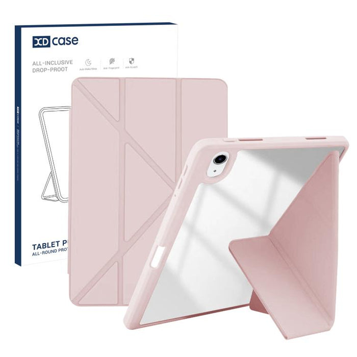Funda de cuero plegable en Y con textura de grano de arroz XDcase para tablet inteligente con ranura para lápiz, For iPad Air 11 inch 2026 / 2025 / 2024, For iPad 2025 / 2022, For iPad Pro 11 inch 2022 / 2021 / 2020