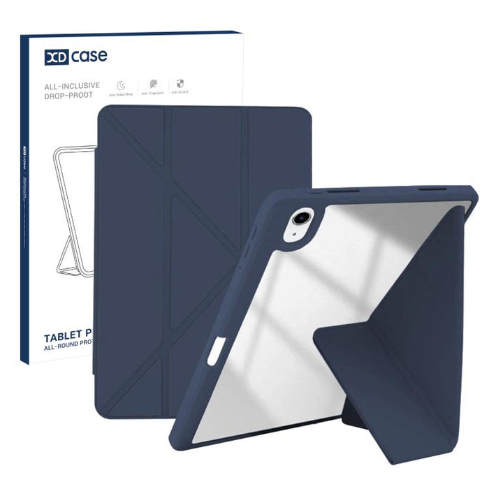 Funda de cuero plegable en Y con textura de grano de arroz XDcase para tablet inteligente con ranura para lápiz, For iPad Air 11 inch 2026 / 2025 / 2024, For iPad 2025 / 2022, For iPad Pro 11 inch 2022 / 2021 / 2020