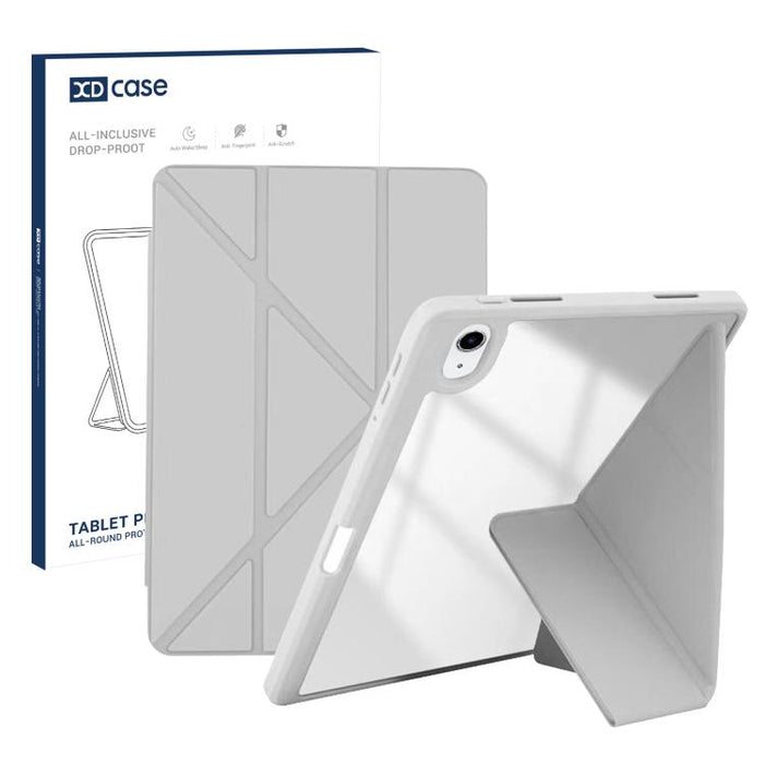 Funda de cuero plegable en Y con textura de grano de arroz XDcase para tablet inteligente con ranura para lápiz, For iPad Air 11 inch 2026 / 2025 / 2024, For iPad 2025 / 2022, For iPad Pro 11 inch 2022 / 2021 / 2020