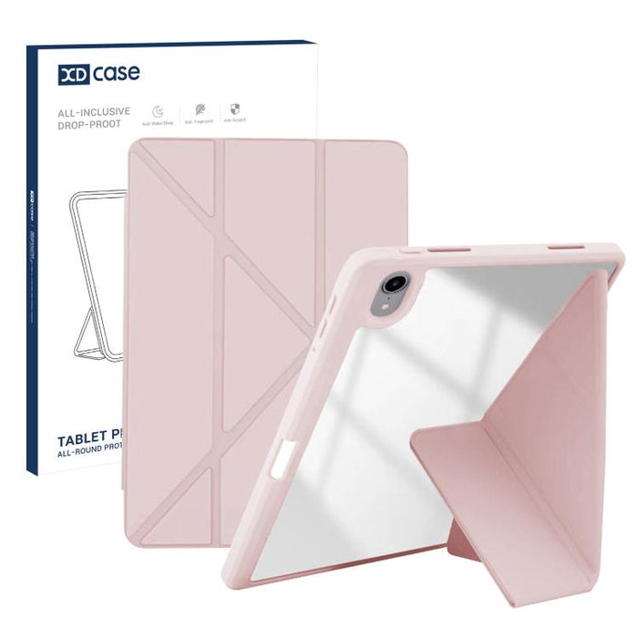 Funda de cuero plegable en Y con textura de grano de arroz XDcase para tablet inteligente con ranura para lápiz, For iPad Air 13 inch 2026 / 2025 / 2024, For iPad mini 2024 / 2021