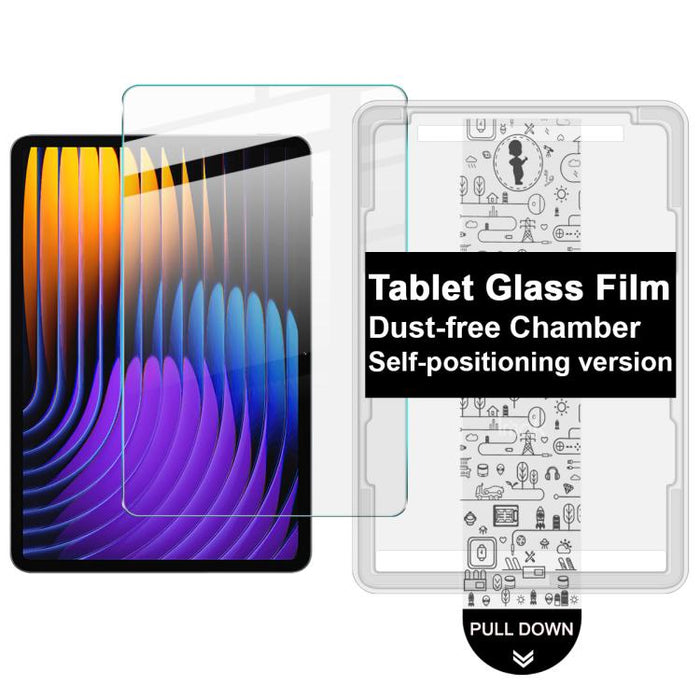 Imak Tableta Localizador de Cámara Libre de Polvo con Protector de Vidrio Templado, For Xiaomi Pad 8 / Pad 8 Pro, For Xiaomi Pad 7S Pro 12.5, For Xiaomi Pad 7 Ultra, For Xiaomi Pad 7 / Pad 7 Pro, For Xiaomi Pad 6S Pro 12.4