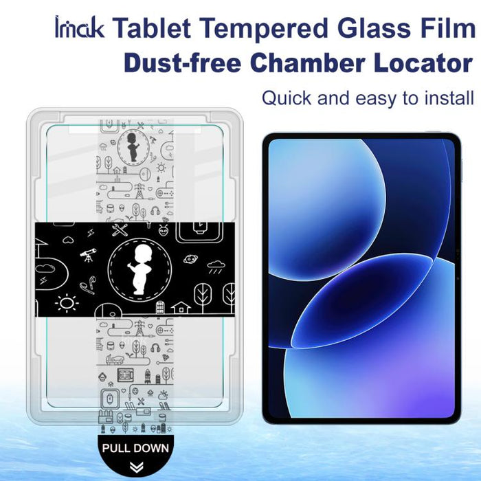Imak Tableta Localizador de Cámara Libre de Polvo con Protector de Vidrio Templado, For Xiaomi Pad 8 / Pad 8 Pro, For Xiaomi Pad 7S Pro 12.5, For Xiaomi Pad 7 Ultra, For Xiaomi Pad 7 / Pad 7 Pro, For Xiaomi Pad 6S Pro 12.4