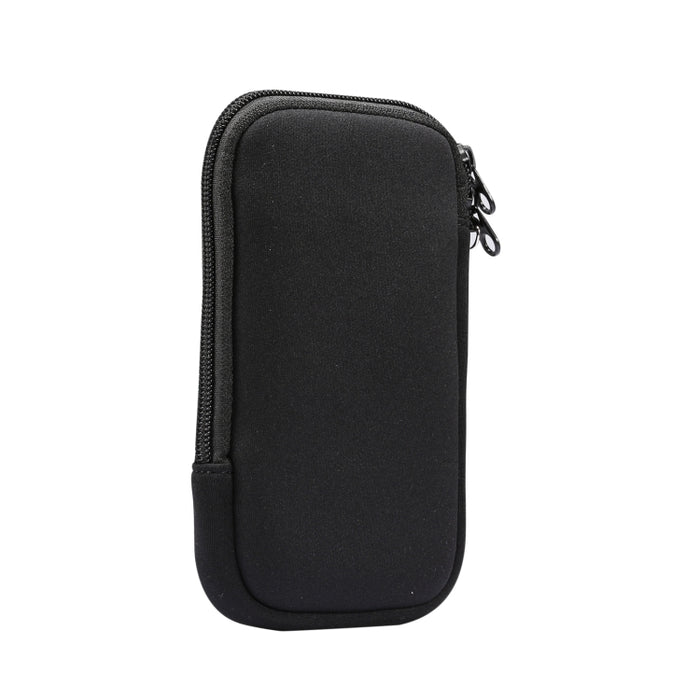 Bolsa de almacenamiento de funda protectora con cremallera de elasticidad universal con cordón para teléfonos inteligentes iPhone 12 Pro Max / 6.7-6.9 pulgadas