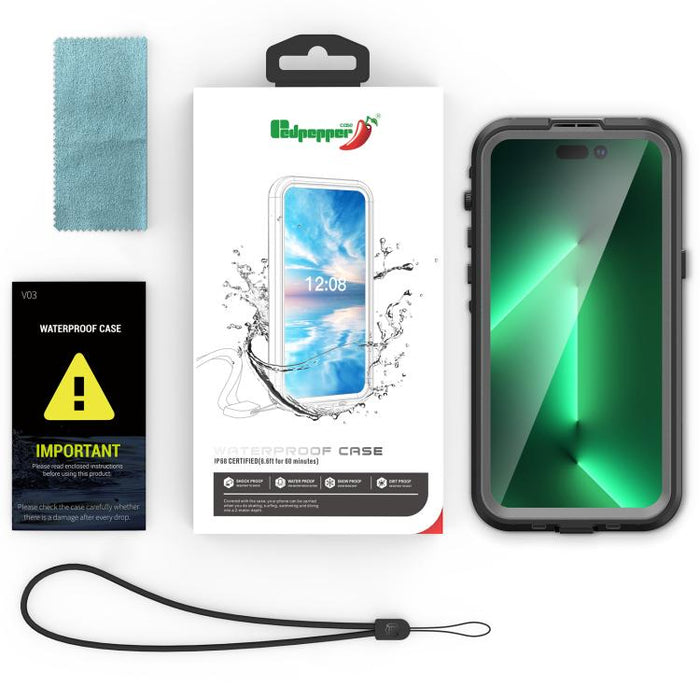 Funda magnética impermeable para teléfono RedPepper, For iPhone 17e / 16e