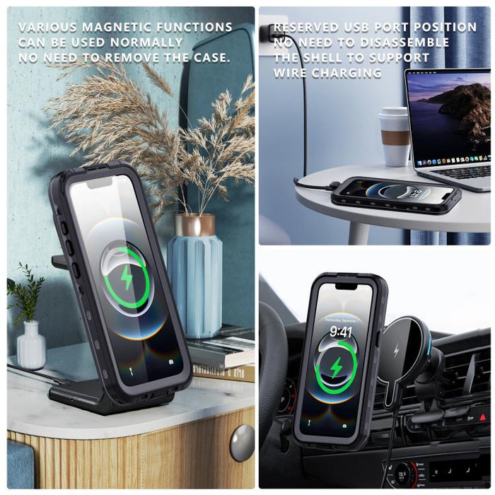 Funda magnética resistente para teléfono RedPepper A Style, For iPhone 17e / 16e
