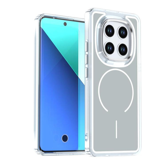 Funda magnética para teléfono MagSafe bicolor Bright Shadow, For Redmi Note 15 Pro+ 5G Global 163.3mm, For Redmi Note 15 5G / 4G Global 164mm, For Redmi Note 15 Pro 5G Global 163.6mm