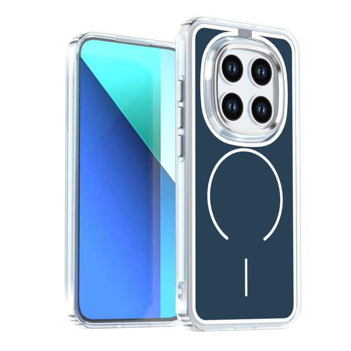 Funda magnética para teléfono MagSafe bicolor Bright Shadow, For Redmi Note 15 Pro+ 5G Global 163.3mm, For Redmi Note 15 5G / 4G Global 164mm, For Redmi Note 15 Pro 5G Global 163.6mm
