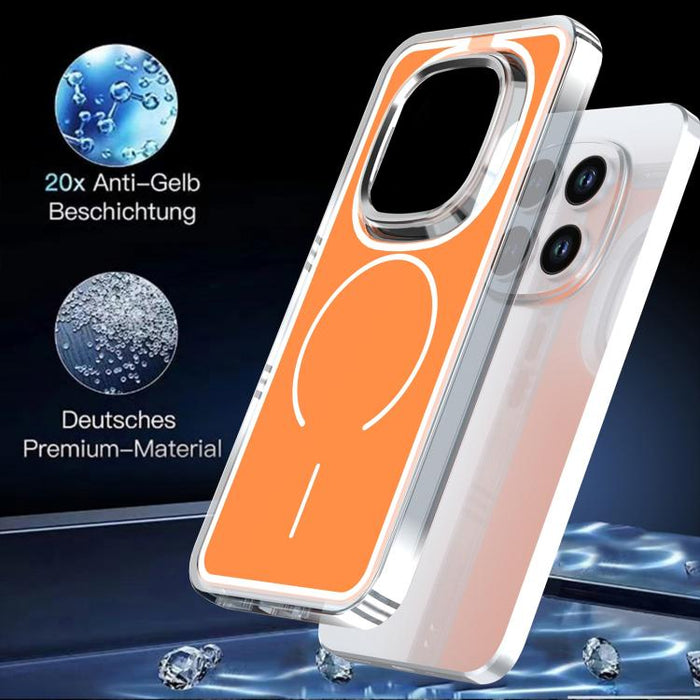 Funda magnética para teléfono MagSafe bicolor Bright Shadow, For Redmi Note 15 Pro+ 5G Global 163.3mm, For Redmi Note 15 5G / 4G Global 164mm, For Redmi Note 15 Pro 5G Global 163.6mm