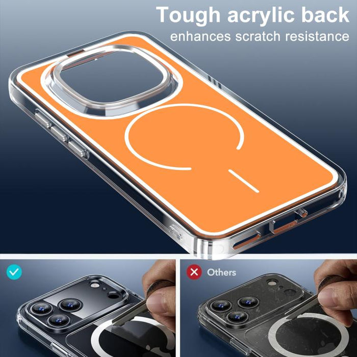 Funda magnética para teléfono MagSafe bicolor Bright Shadow, For Redmi Note 15 Pro+ 5G Global 163.3mm, For Redmi Note 15 5G / 4G Global 164mm, For Redmi Note 15 Pro 5G Global 163.6mm