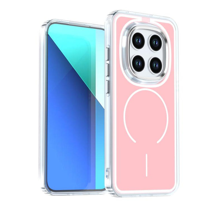 Funda magnética para teléfono MagSafe bicolor Bright Shadow, For Redmi Note 15 Pro+ 5G Global 163.3mm, For Redmi Note 15 5G / 4G Global 164mm, For Redmi Note 15 Pro 5G Global 163.6mm
