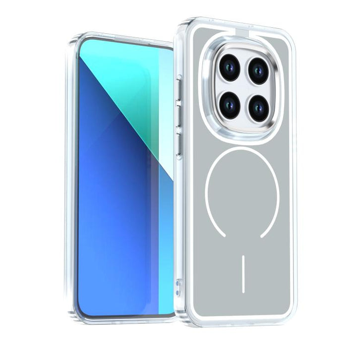 Funda magnética para teléfono MagSafe bicolor Bright Shadow, For Redmi Note 15 Pro+ 5G Global 163.3mm, For Redmi Note 15 5G / 4G Global 164mm, For Redmi Note 15 Pro 5G Global 163.6mm